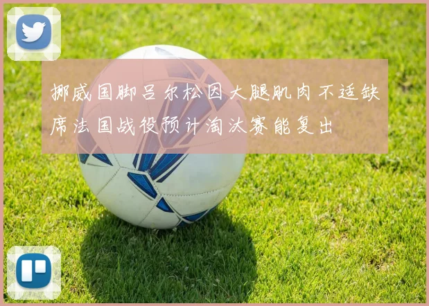挪威国脚吕尔松因大腿肌肉不适缺席法国战役预计淘汰赛能复出